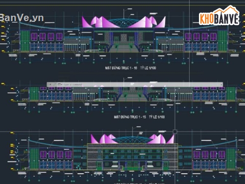 trung tâm hội nghị,trung tâm hội nghị file cad,cad trung tâm hội nghị