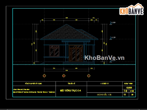 Hồ sơ xin cấp phép xây dựng,cấp phép xây dựng,nhà 1 tầng,biệt thự 1 tầng,nhà phố 1 tầng