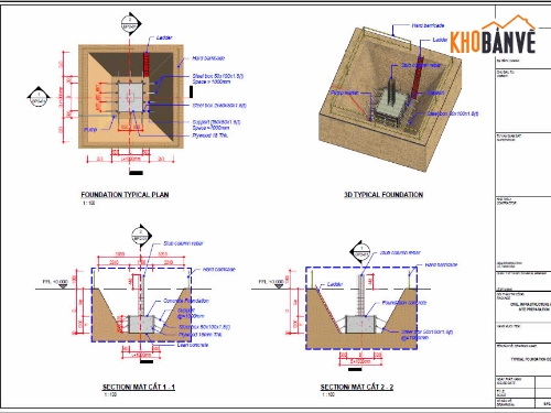 revits biện pháp thi công phần ngầm,biện pháp thi công,revit biện pháp thi công