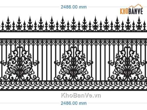 Hàng rào cnc dxf,thiết kế tường rào đẹp,thiết kế cnc hàng rào,Hàng rào cnc file dxf