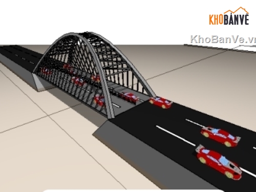 Mô hình revit cầu,revit cầu,cầu vòm,revit cầu vòm,revit vòm,dựng hình cầu vòm