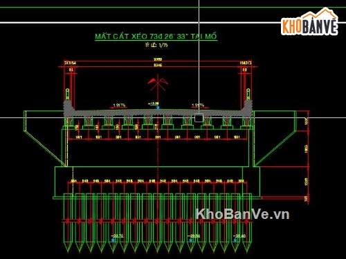 cầu dầm,Bản vẽ dầm,Bản vẽ cầu dầm