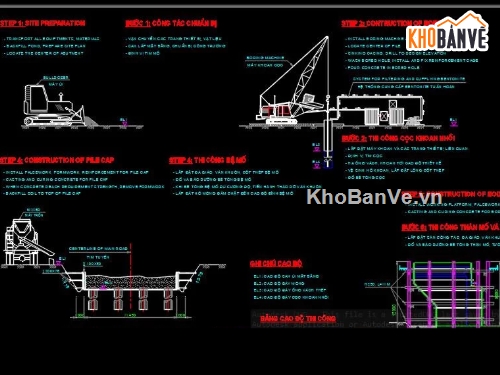 cầu dầm,Bản vẽ dầm,Bản vẽ cầu dầm
