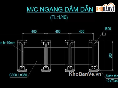 thi công cầu,cầu dầm,Bản vẽ dầm,Bản vẽ thi công