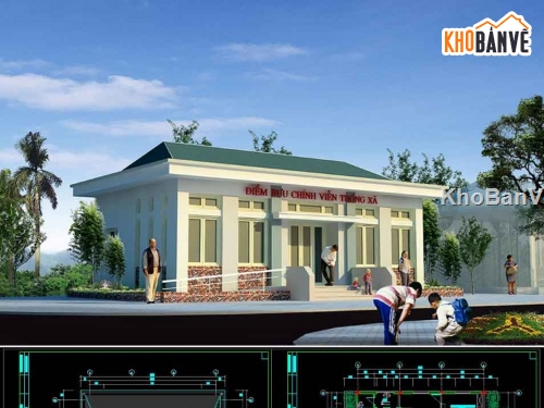 Hồ sơ thiết kế,tòa nhà viễn thông,cad tòa nhà,viễn thông,thiết kế tòa nhà