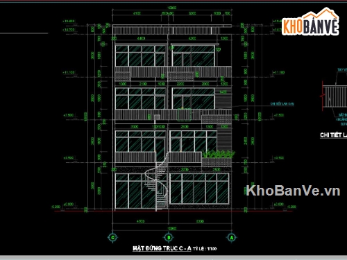 Biệt thự 4 tầng file cad,file cad Biệt thự 4 tầng,Bản vẽ cad Biệt thự 4 tầng,Bản vẽ autocad Biệt thự 4 tầng,file autocad Biệt thự 4 tầng,file cad 10x20m