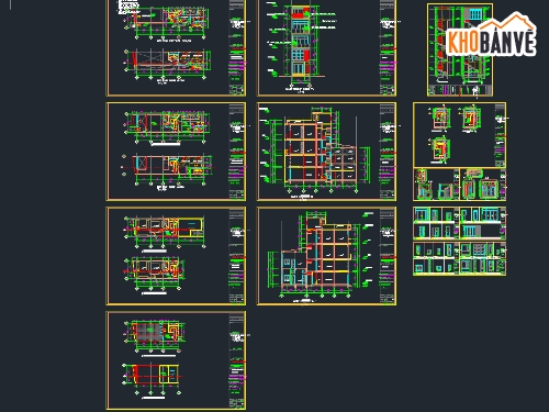 nhà phố 4x15,4x15,bản vẽ nhà phố,hồ sơ,Nhà phố,Hồ sơ