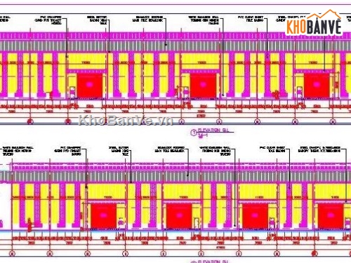Bản vẽ nhà thép,bản vẽ nhà kho bằng thép 46×97.5m,nhà kho bằng thép 46×97.5m vs 46×82.5m