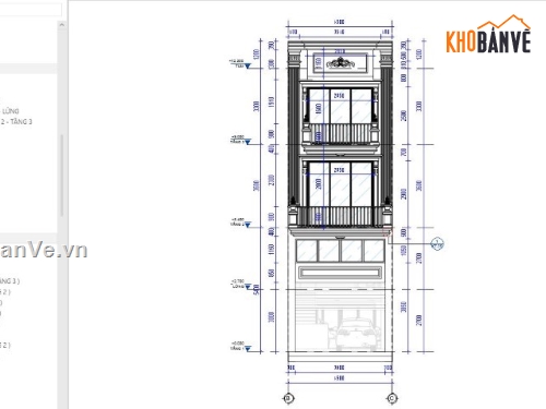 nhà phố 3 tầng,nhà phố 3 tầng revit,nhà phố 4 tầng revit,revit nhà phố 3 tầng,Bản vẽ nhà phố