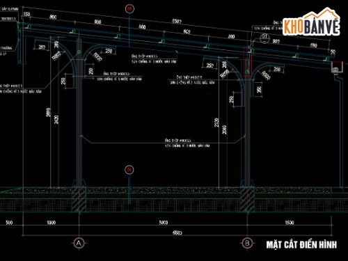 Hồ sơ thiết kế,Hồ sơ thiết kế nhà để xe,Nhà để xe giáo viên trường học