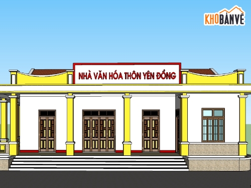 thiết kế nhà văn hóa,Hồ sơ thiết kế,thiết kế nhà