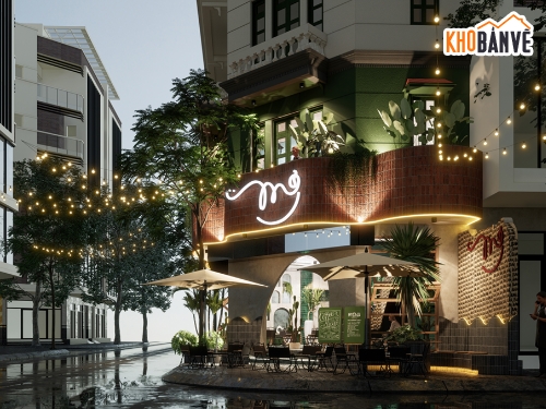 thiết kế quán cafe,Hồ sơ thiết kế,thiết kế 3dmax quán cafe,Hồ sơ thiết kế trường,quán cafe,cafe quán