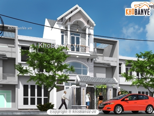 bản vẽ nhà phố 2.5 tầng,nhà phố 2.5 tầng 5x14m,kiến trúc nhà phố 2.5 tầng,thiết kế nhà phố 2.5 tầng