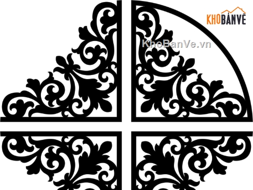 hoa văn mái kính,mái kính hoa văn cnc,cnc hoa văn mái kính