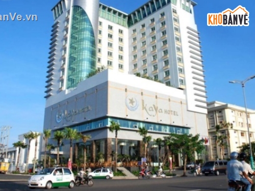 Khách sạn Kaya,cad khách sạn kaya,khách sạn kaya cad
