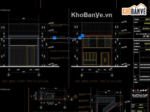 nhà cấp 4,file cad nhà cấp 4,nhà cấp 4 file cad,nhà cấp 4 autocad