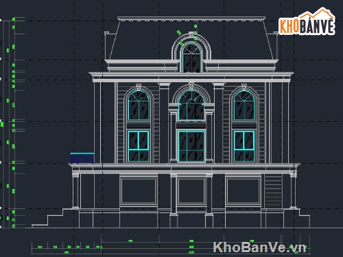 Kiến trúc biệt thự liền kề,Kiến trúc biệt thự liền kề hiện đại 01 tầng hầm,biệt thự 4 tầng,biệt thự hiện đại,4 tầng
