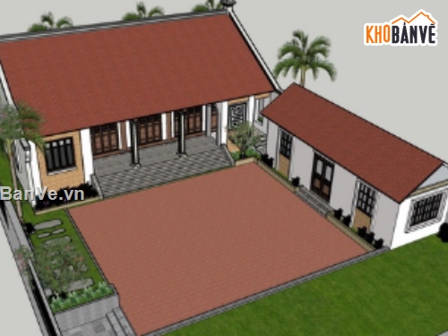 cad nhà thờ họ 5 gian,file cad nhà thờ họ 5 gian,nhà thờ họ 5 gian