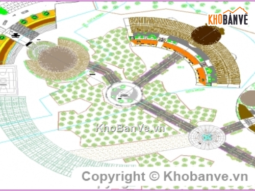 kiến trúc trung tâm,đào tạo cảnh quan,file cad trung tâm