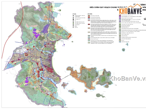 Đồ án quy hoạch,quy hoạch thành phố,quy hoạch chung