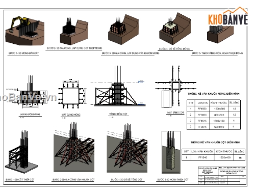 Đồ án,thi công,kết cấu móng,thi công móng