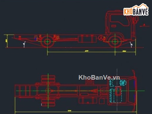 thiết kế ô tô tải,đồ án thiết kế ô tô tải,đồ án ô tô