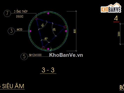 khoan nhồi,bản vẽ cọc khoan nhồi,bản vẽ dầm bản