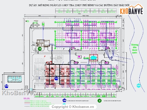 trạm biến áp 220/110kv,bản vẽ pccc trạm biến áp,công trình DDK