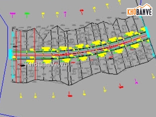 Bản vẽ,thiết kế bình đồ trắc dọc,bản vẽ bình đồ trắc dọc