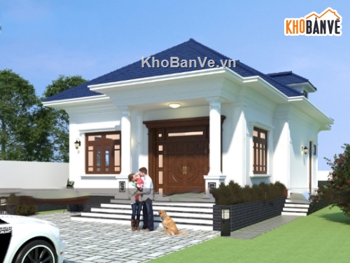 biệt thự 1 tầng,cad biệt thự 1 tầng,file cad biệt thự 1 tầng,biệt thự 1 tầng file cad
