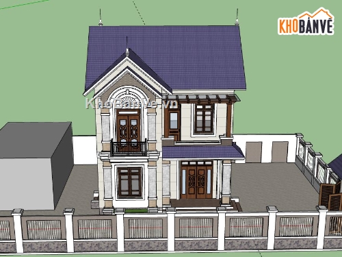 model su biệt thự 2 tầng,biệt thự 2 tầng model su,biệt thự 2 tầng file su,file sketchup biệt thự 2 tầng,biệt thự 2 tầng file sketchup