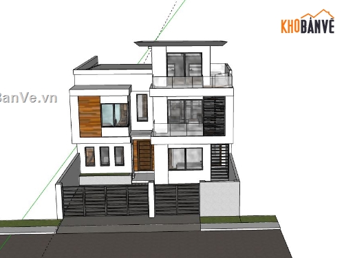 Biệt thự  2 tầng,model su biệt thự 2 tầng,file su biệt thự 2 tầng,file sketchup biệt thự 2 tầng,biệt thự 2 tầng file su