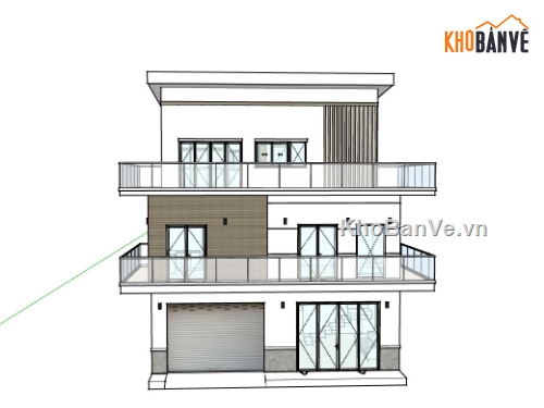 Biệt thự 3 tầng,model su biệt thự 3 tầng,file su biệt thự 3 tầng