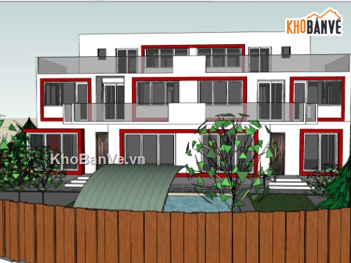 file su biệt thự,model ghế,sketchup biệt thự