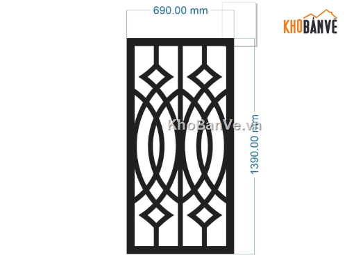 cnc ô thoáng,thiết kế cnc ô thoáng,ô thoáng cnc