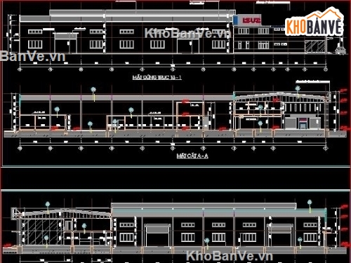 kiến trúc nhà điều hành,nhà điều hành ISUZU,mẫu nhà điều hành,thiết kế nhà điều hành ISUZU