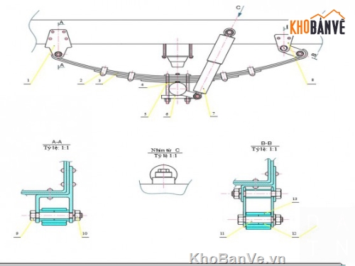 Thiết kế,xe con 7 chỗ Everest Limited 4x2,hệ thống treo cho xe con