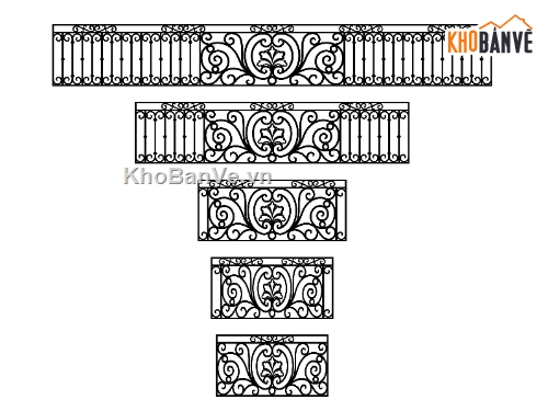 Mẫu lan can,lan can,lan can đẹp,lan can dxf