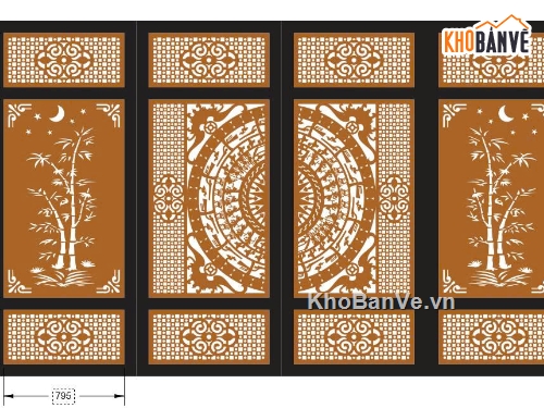 mẫu cổng 4 cánh,file cnc cổng 4 cánh,mẫu cnc cổng 4 cánh