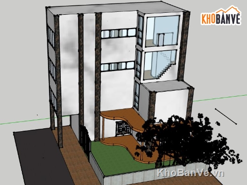 Mẫu nhà 4 tầng hiện đại,model su nhà 4 tầng,nhà 4 tầng