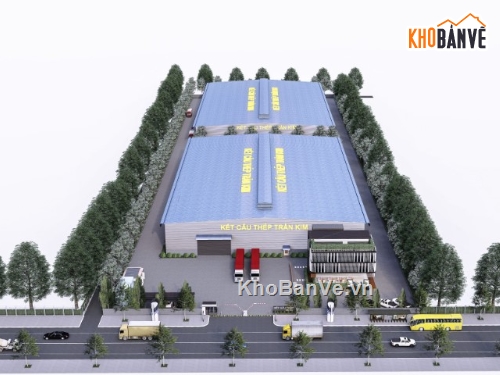 Mẫu nhà xưởng,nhà xưởng,bản vẽ nhà xưởng