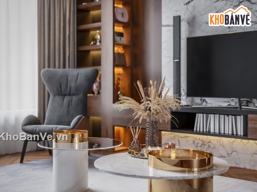 phòng khách hiện đại,phòng khách sang trọng,sketchup phòng khách hiện đại