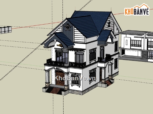 nhà phố 3 tầng,su nhà phố,sketchup nhà phố,su nhà phố 3 tầng,sketchup nhà phố 3 tầng