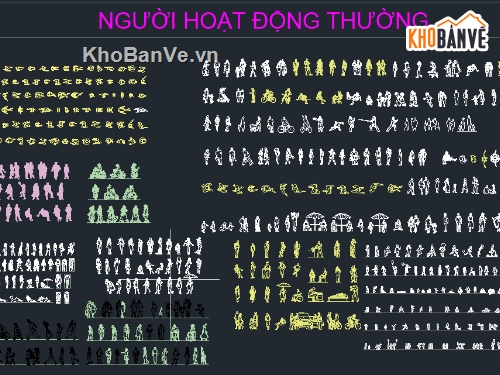 xe,người,Thư viện người,thư viện cad,thư viện xe,thư viện hoạt động người