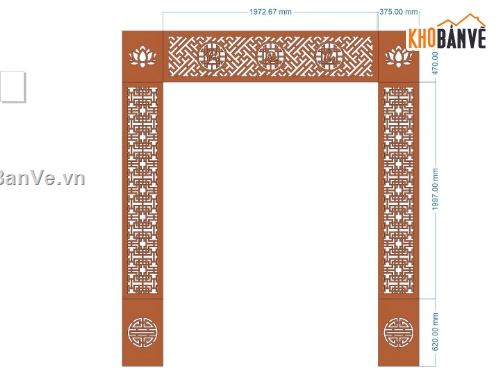 vách thờ,vách cnc,cnc phúc lộc thọ