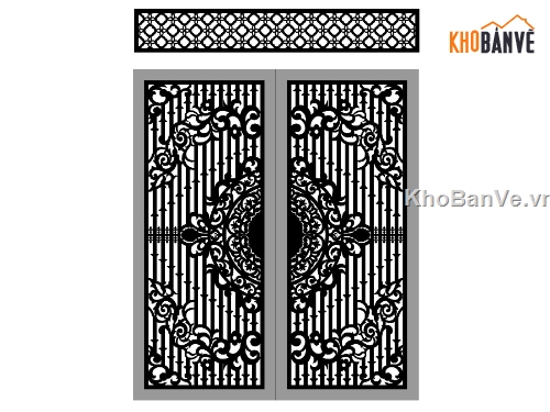 cổng trống đồng cnc,File cổng 2 cánh cnc,cửa cổng cnc