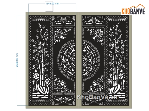 File cổng 2 cánh cnc,cn cổng 2 cánh,cnc 2 cánh