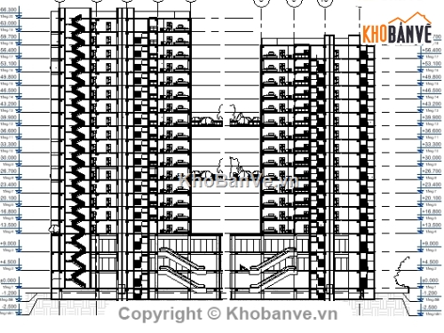 20 tầng,file thiết kế chung cư,thiết kế chung cư,file revit achitecture,Chung cư 20 tầng