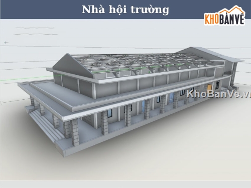 Hội trường,revit hội trường,hội trường revit