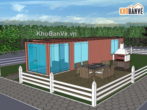 Nhà nghỉ dưỡng,model su nhà nghỉ dưỡng,file sketchup nhà nghỉ dưỡng,nhà nghỉ dưỡng sketchup,sketchup nhà nghỉ dưỡng